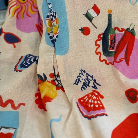 Colorful Patterned cotton skirt - Picture 6 of 8